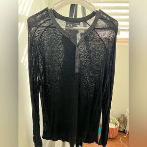 Armani xchange mesh shirt Large